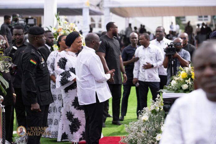 Bawumia, First Lady, Mahama, Kufour mourn with Dr. Agyepong