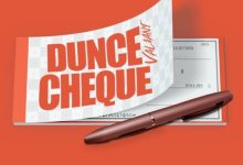 Valiant Dunce Cheque