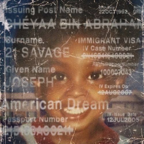 21 Savage American Dream Album Artwork