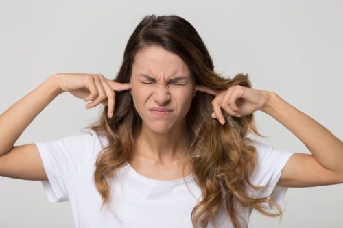 How does loud noise cause hearing loss?