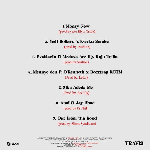 Reggie – Travis EP Tracklist