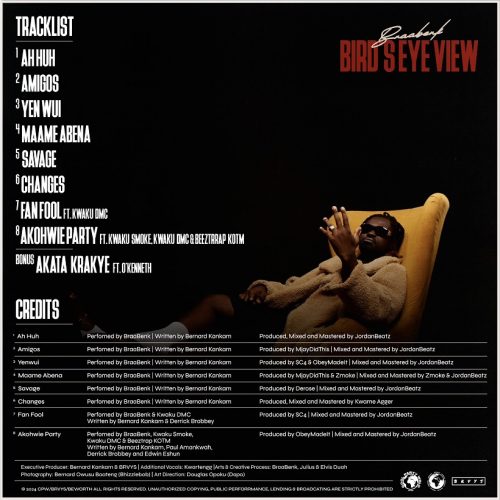 Braa Benk – Bird’s Eye View Album Tracklist